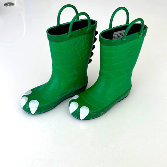 Cat & Jack Shoes Hp 13 Cat Jack Toddler Dinosaur Rain Boots Poshmark